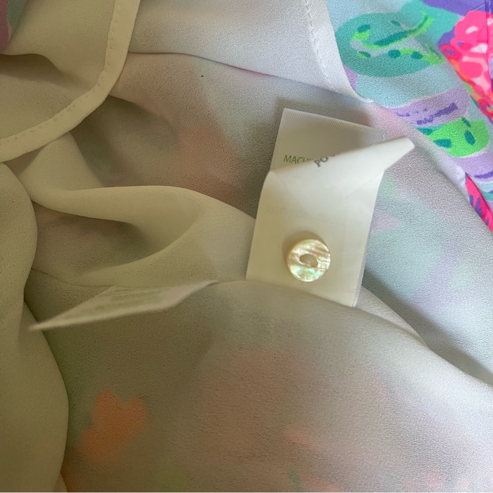 Lilly Pulitzer Carolane Lileeze Tassel Tie Pear  Swing Dress S NEW NWOT Small - Picture 7 of 9